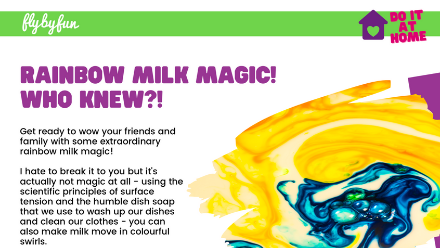 Rainbow Milk Magic! Who Knew?!