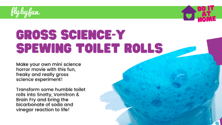 Gross Science-y Spewing Toilet Rolls
